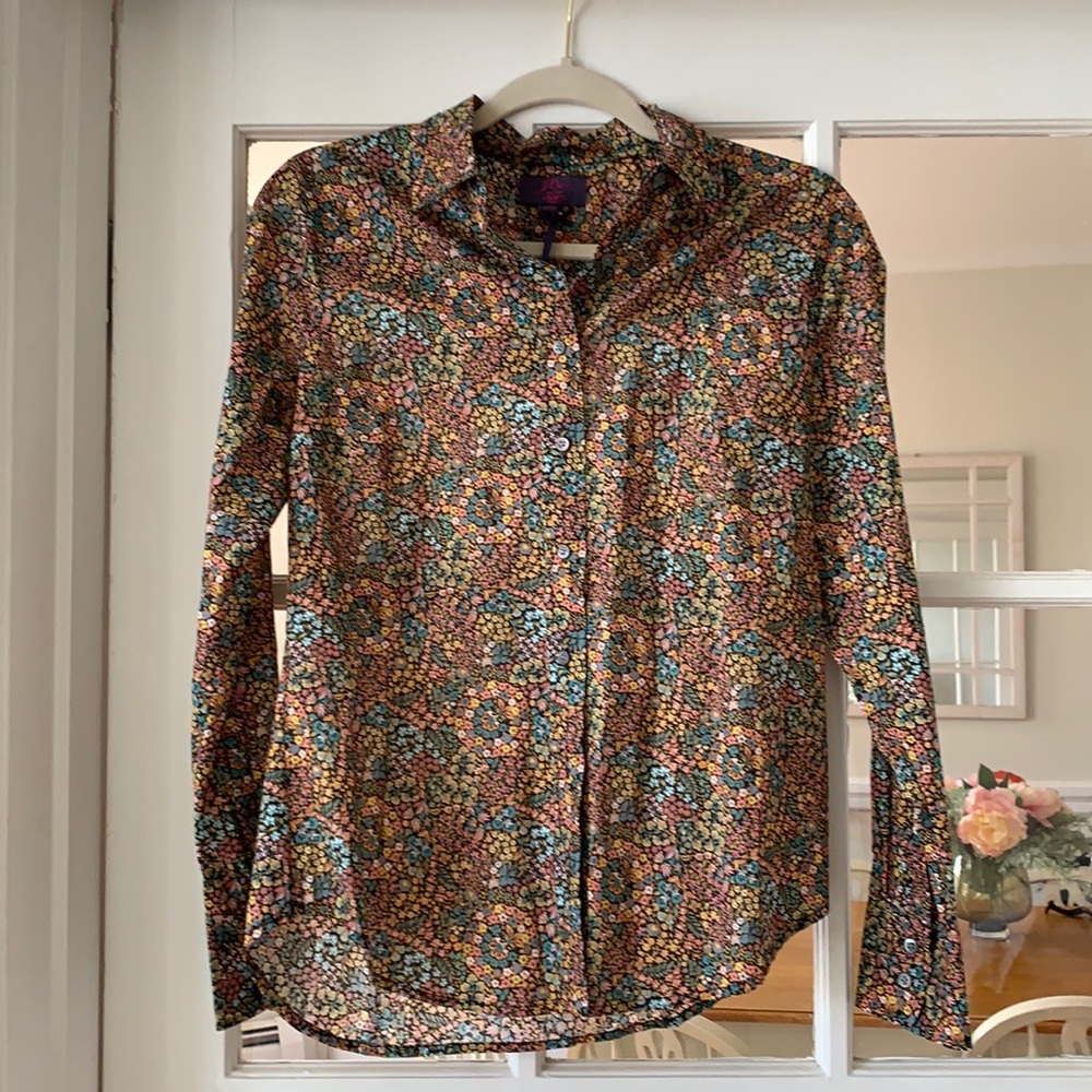 Jcrew Liberty Button down blouse.